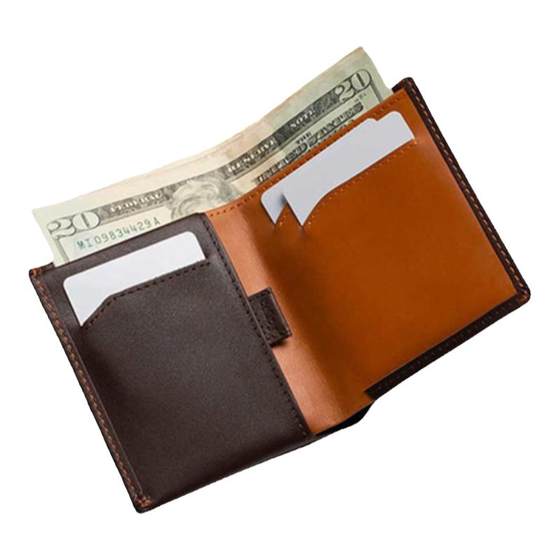 
Bellroy Australia Note Sleeve leather short clip wallet men's RFID anti-theft brush wallet thin