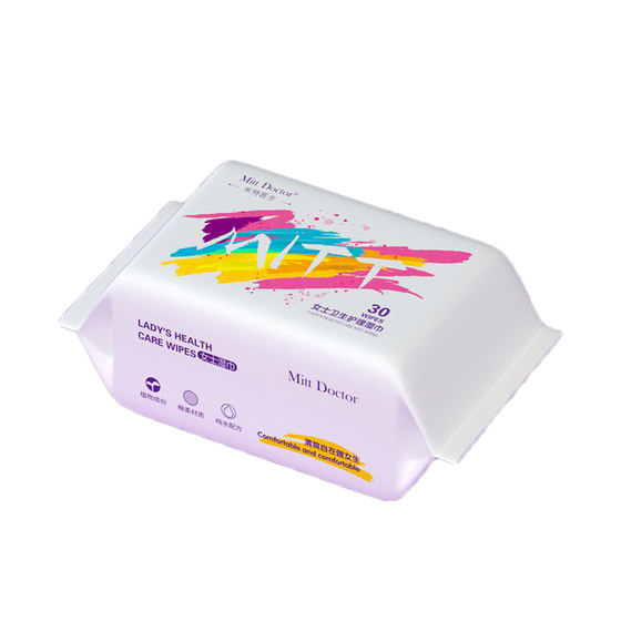 
Doctor Mitt's female private parts wet wipes for women cleaning and care sanitary wipes for tissues for vaginal cleaning private households