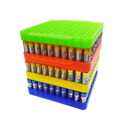 Ktv Battery Storage Box Organizer Box No. 5 Battery Box Plastic Battery Box No. 5 Battery Box Holds 100 Cells