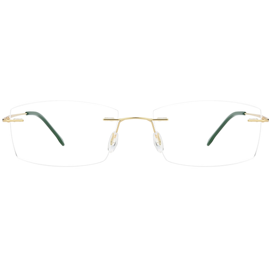 
Pure titanium rimless myopia glasses frames for men, optional rimless, ultra-light, high-end gold eyeglass frames for women
