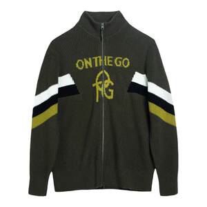 
[Cashmere] VICUTU VICUTU knitted sweater spring warm new zipper cardigan sweater men's base coat