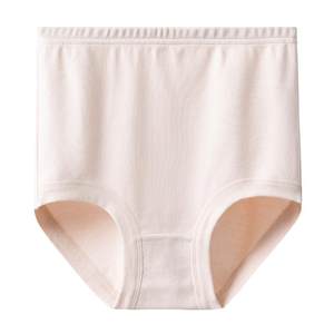 
Spring knitted underwear for the elderly, women's pure cotton thickened briefs, grandma's high-waisted large size shorts for middle-aged and elderly people without blocking