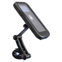 Electric motorcycle mobile phone rack is fully wrapped and rainproof and fall-proof