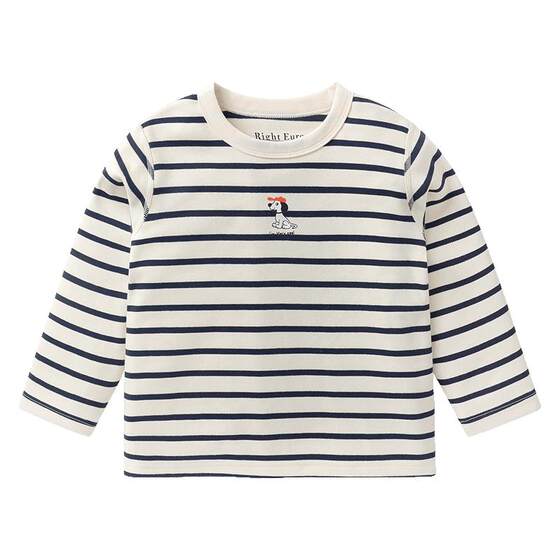 
Right European boys and girls long-sleeved T-shirt bottoming shirt versatile and comfortable spring and autumn new children's clothing children's inner top