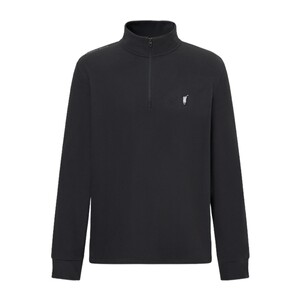 
[7A antibacterial] POLOWALK men's long-sleeved T-shirt 2025 winter new business style stand-up collar versatile top