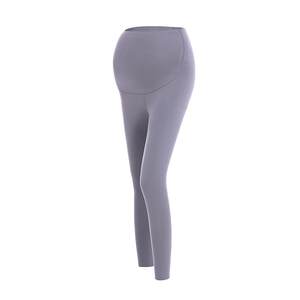 Dog print pregnant women's summer bottoming thin outer tummy trousers maternal sports yoga pregnancy high elastic shark pants