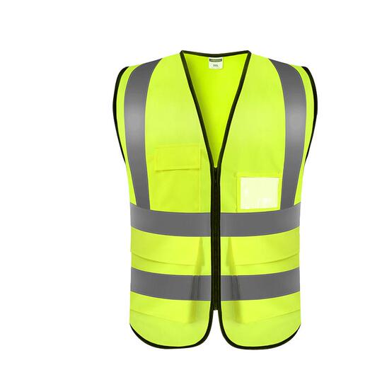 Hapelf Gilet de sécurité personnalisé Gilets réfléchissants haute visibilité avec poches Fermeture éclair Personnaliser le logo Classe 2 pour hommes Vêtements de travail de construction Hapelf Gilet de sécurité personnalisé Gilets réfléchissants haute visibilité avec poches Fermeture éclair Personnaliser le logo Classe 2 pour hommes Vêtements de travail de construction