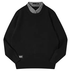 
[Warm Holiday Two Pieces] Heilan House 26 Spring Business Casual Sweater Shirt Collar Sweater Top Men