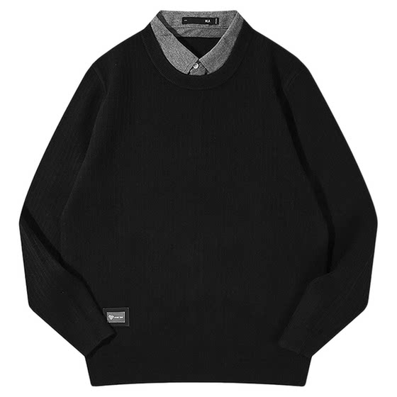 
[Warm Holiday Two Pieces] Heilan House 26 Spring Business Casual Sweater Shirt Collar Sweater Top Men