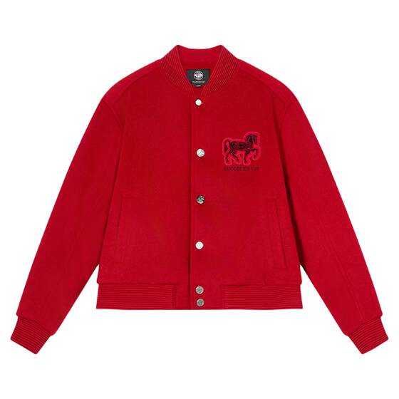 
PALLADIUM New Year Series Horse Year Women's Casual Baseball Cotton Jacket Jacket 1912843