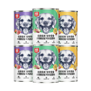 Naughty dog snack dog canned nutritional wet food bibimbap to get fat non -main food beef pet canned 24 cans full box