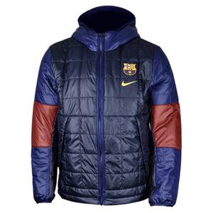 Tianlang Football Nike Barcelona Short Sports Wind and Warm Hooded Hooding Connected Jet Male DM0607-451