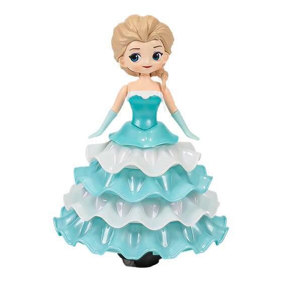 
Douyin's same spinning and dancing princess doll with dreamy light and music children's electric toy as a gift for three-year-olds