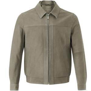 
[Same style in shopping malls] HAZZYS Haggis autumn men's lapel casual leather jacket