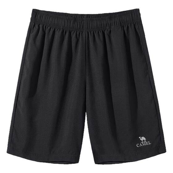 Camel Men's Quick-Drying Sports Shorts Men's 2026 Summer Lightweight Breathable Loose Straight Casual Quarter Pants
