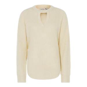 Inspire/Stories autumn and winter long sleeves round collar hollow design soft glutinous women's sweater loose sweater
