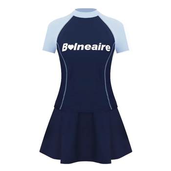 BE Van Dan MIX series swimsuit female covered belly, thin chlorine, skirt, conservative island fashion swimsuit