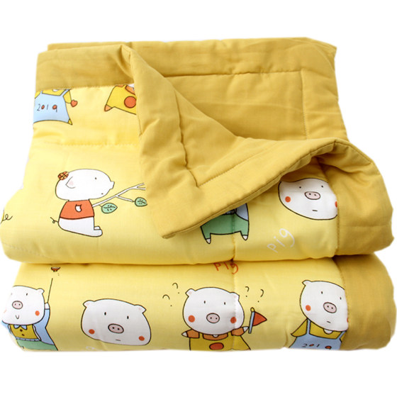 
Children's quilt pure cotton baby air conditioning quilt gauze small quilt cotton cover kindergarten quilt thin summer cool quilt summer