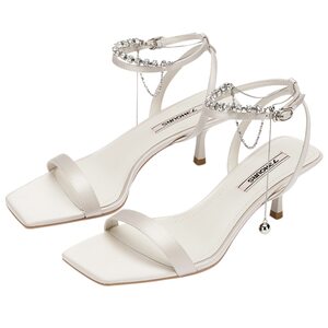 
73hours women's shoes come with light-chasing summer new style one-line stiletto high heels women's fashion sandals