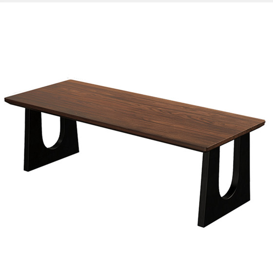 
Solid wood large board desk living room sofa behind computer office long table mid-century style home bedroom writing workbench