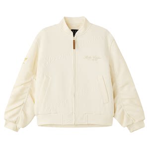 
Skechers Skechers Women's Pleated Cotton Jacket Loose, Fashionable and Versatile Short Cotton Jacket L126W009