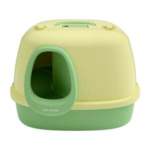 Corridor -type cat sand pot full -enclosed kittens super large cat toilet anti -sand cat shit pot cat supplies