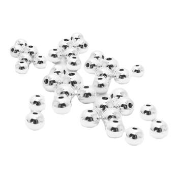 925 silver beads loose beads sterling silver round beads diy