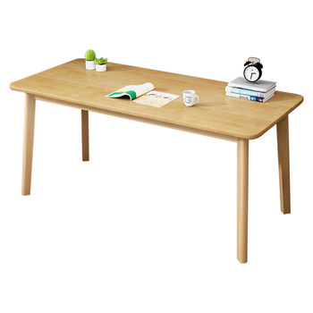 Pure solid wood study desk computer desk home simple