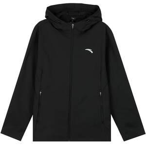 
ANTA Jacket Men's 2026 Spring New Windproof and Water-Repellent Windbreaker Black Hooded Mountaineering Sports Jacket for Men