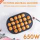 20 Holes Octopus Ball Maker Takoyaki Baking Pan Electric Tai