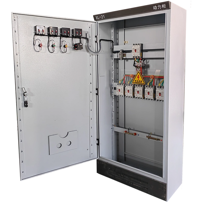 定制XL-21动力柜低压成套GGD配电柜施耐德配电箱400a双电源开关箱