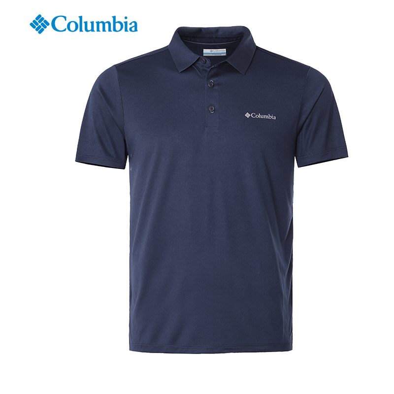 哥伦比亚户外运动男轻薄速干衣舒适透气POLO短袖T恤AE1287