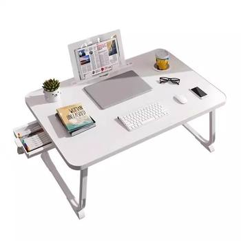 Foldable bed small table study desk laptop desk stand lazy bedroom bay window table pit several major student dormitory student writing small table children reading desk lap table