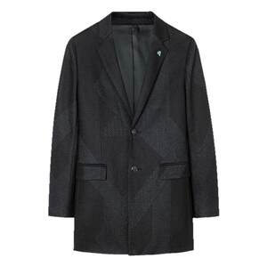 [Same style in the mall] Talented men's wool coat for men's 2024 autumn and winter new mid-length black jacket