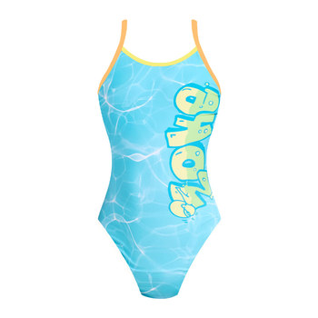 Zhuke's new girls one-piece triangular swimsuit
