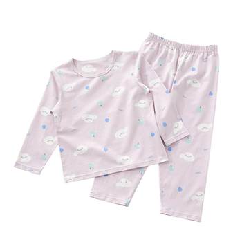 Children's pajamas autumn and winter style boys and girls home clothes set