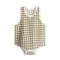 2025 New Boys' Vest Bags Newborn Baby One-piece Romper Suit for Children 0-2 Years Old Harness Pajamas