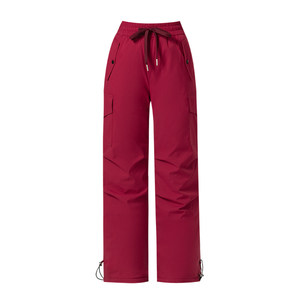 
Yalu Fashionable Workwear Down Pants Women's Outerwear High Waist Thickened Warm Windproof Waterproof Casual Sports Cotton Pants