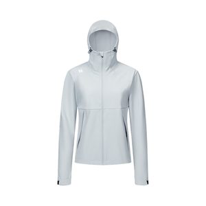 
hotsuit post show windbreaker women's 2025 winter new windproof warm hooded short thin velvet sports coat