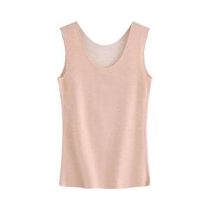 Cashmere Latti Satto Self -heating Vests Women and Velvet Plel Thickening Men's Men's Autumn Cloth Cotton Sweat Winter
