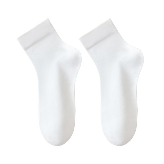 
[Xinjiang Cotton] Socks Women's Short Socks Summer Thin Type Pure Cotton Deodorant Sweat-Absorbent Medium Socks Boneless Women's Confinement Socks