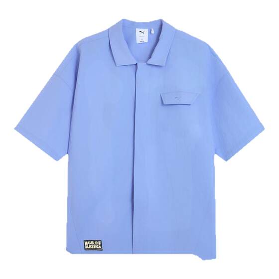 
Simple silhouette T-shirt Polo shirt for men and women, classic casual and comfortable short-sleeved 631555 Puma puma official outlet