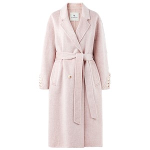 
Qiushui Yiren 100% wool temperament coat 2025 winter new women's straight mid-length blazer