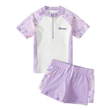 Yuke children's swimsuit split sun protection training swimsuit
