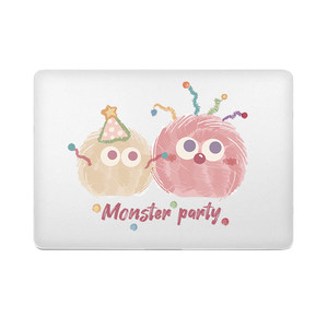 
SUYA cartoon wool ball suitable for Huawei matebook14s protective case x notebook macbookpro13 inch computer protective case air15 transparent shell M1 accessories glory d16 film decoration