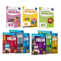 Sap Learning English Collection N-g6 Singapore English Primary School Teaching Aids Workbook Learning Series 9 Volumes Set Kindergarten To Grade 6 English Original Imported Basic Version