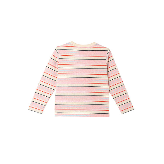 
[Spring New Style] Mitti Children's Clothing 26 Spring Girls' Bottoming Shirts Boys' Long Sleeve T-Shirts Medium and Big Children's Striped Tops