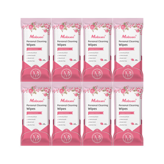 
Meiyin private sanitary wipes for women's vaginal cleaning care wet tissues for menstrual pregnancy and sexual intercourse cleaning travel portable