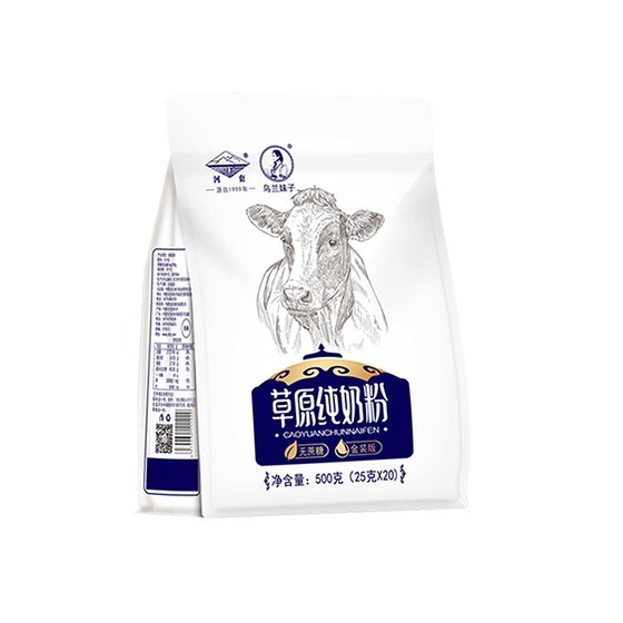
Inner Mongolia pure milk powder 500g middle-aged and elderly high calcium students and children pregnant women full-fat pure milk powder small packaging bags