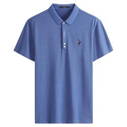 Romon Men's Short-sleeved Polo Shirt 2023 Summer New Fashion Casual Lapel T-shirt Comfortable And Versatile Bottoming Shirt